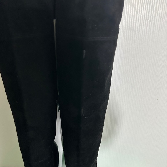 Via Spiga sexy over the knee black suede boots back button detail (defects! ) - Picture 11 of 14